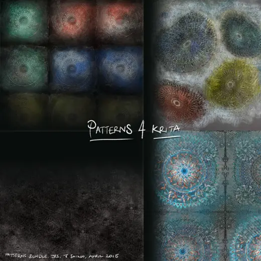 Patterns4Krita: ZIP DOWNLOADS: Bundles — Krita brush