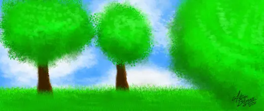 Krita 4 - New Brushes Test — Krita brush