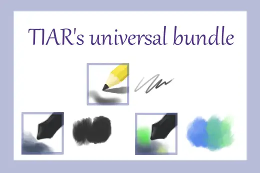 Tiar Basic Bundle — Krita brush
