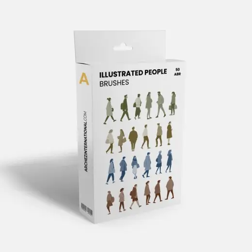 Illustrated People Brushes — Photoshop brush