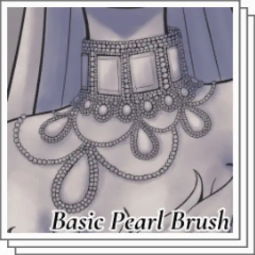 Basic Pearl/Bead Brush — Clip Studio Paint brush