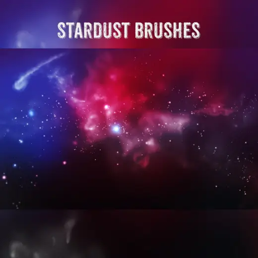7 Stardust PS Brushes — Procreate, Photoshop & Krita brush