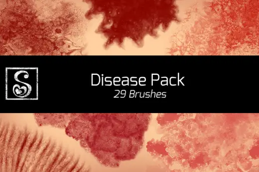 Shrineheart's Disease Pack - 29 Brushes — Clip Studio Paint brush