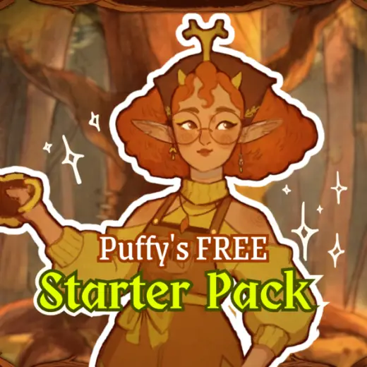 Puffy Starter Pack | FREE Brushes for Clip Studio Paint🎨🌱 — Clip Studio Paint brush