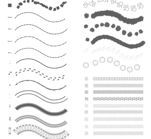 Map making brushes for RPG(Line) — Photoshop brush