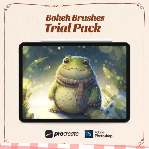 Bokeh Brush FreeTrial Pack — Photoshop brush