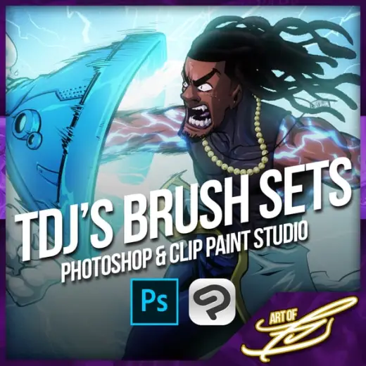 TDJ's Brush Sets (For Photoshop & CSP) — Photoshop & Clip Studio Paint brush