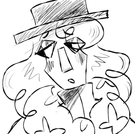 Wobbly ink brush — Krita brush