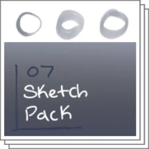 07 Sketch Pack — Clip Studio Paint brush