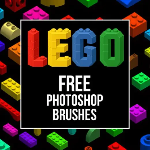 Free LEGO® Bricks Photoshop Brushes — Photoshop brush