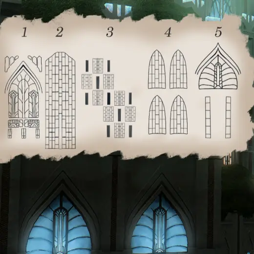 Amaurot Buildings Windows Brush Set (CSP) — Clip Studio Paint brush
