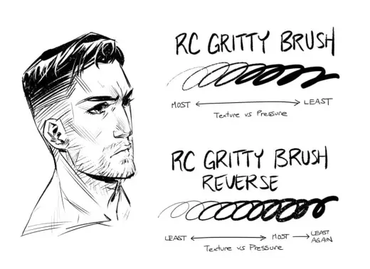 CSP Brush: Gritty Brush — Clip Studio Paint brush