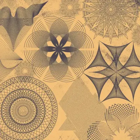 12 Abstract PS Brushes — Procreate, Photoshop & Krita brush