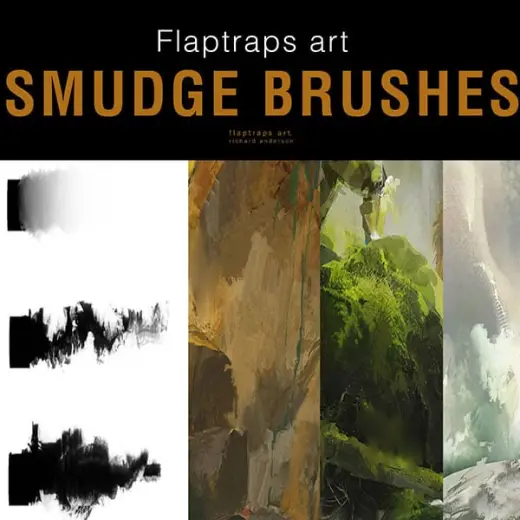 Flaptraps Art Smudge Brushes — Photoshop brush