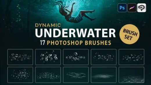 Underwater Photoshop Brushes | MS Brushes — Photoshop brush