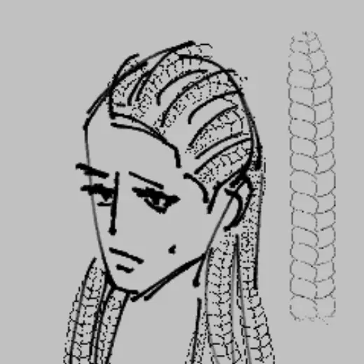 tight braids — Clip Studio Paint brush