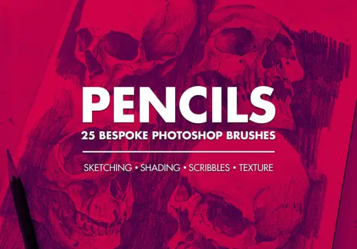 Pencil Brush Set for Photoshop — Photoshop brush