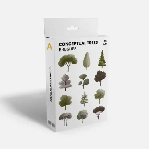 Conceptual Trees Brushes — Photoshop brush
