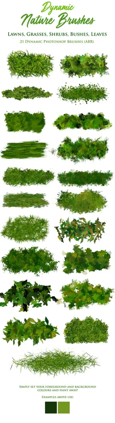 Photoshop Dynamic Nature Brushes — Photoshop brush