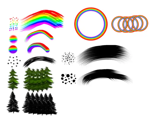 Krita brushes By AdamsAlive4kids Brush pack 1 — Krita brush