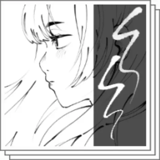 Ink pen with pressure, tilt and speed — Clip Studio Paint brush