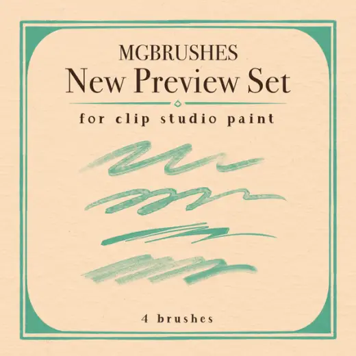 NEW PREVIEW SET for CLIP STUDIO  PAINT — Clip Studio Paint brush