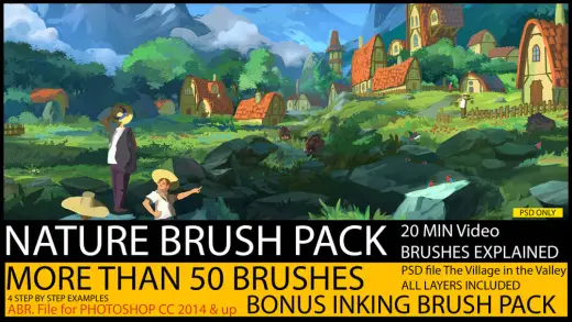 Nature and Foliage Brushpack — Photoshop brush