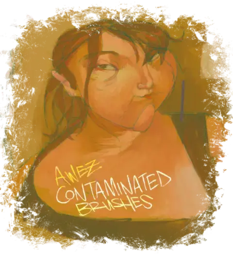 Awez Contaminated Brushes — Krita brush
