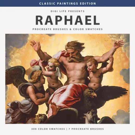 Raphael Procreate Brushes & Color Swatches — Procreate brush