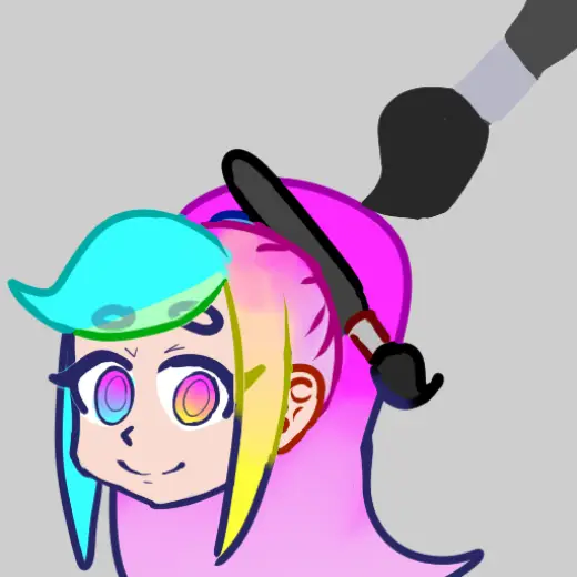The line color becomes darker brush (or color トレスブラシ?) Plus a brush that doesn't know what to call — Krita brush