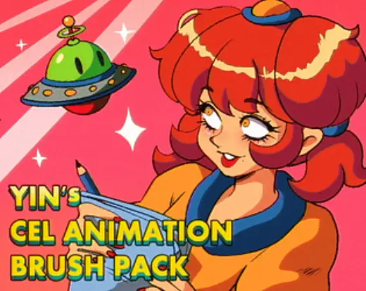 [CSP] Cel Animation Brushes Small Pack — Clip Studio Paint brush
