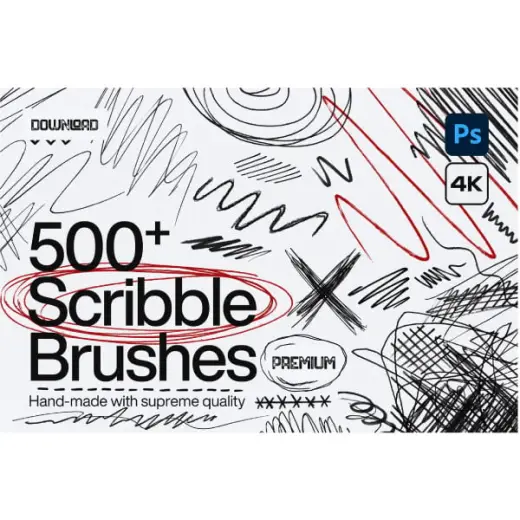 500+ Scribble Photoshop Brushes ABR Free download and enjoy — Photoshop brush