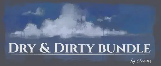 Dry & Dirty Bundle — Krita brush