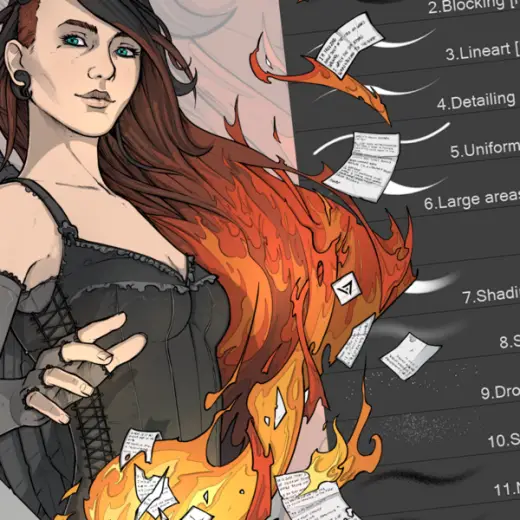 Flygohr's Clip Studio Brushes 1.2 — Clip Studio Paint brush