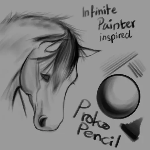 Infinite Painter Inspired Pencil Brushes [Quantity:2] [FREE to download] — Krita brush