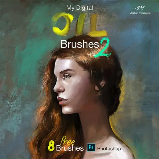My digital Oil brushes for Photoshop vers.2 | free download — Photoshop brush