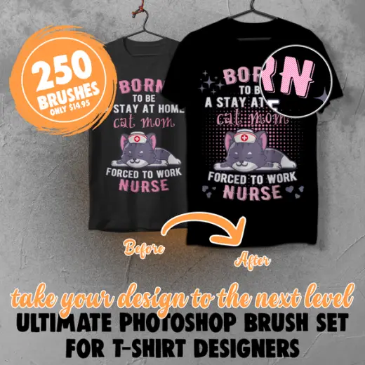 Ultimate Photoshop Brush Set For T-Shirt Designers — Photoshop brush