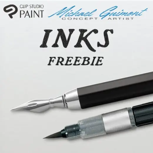 Michael Guimont Clip Studio Paint Inks Freebie — Clip Studio Paint brush