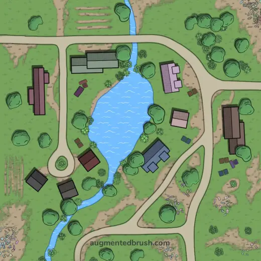 Town Map Generic Pack by Augmented Brush — Krita brush