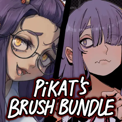Pikat's Brush Bundle (Clip Studio Paint Only) — Clip Studio Paint brush