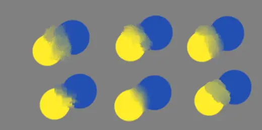 Brush of: blur and mixer — Photoshop & Krita brush