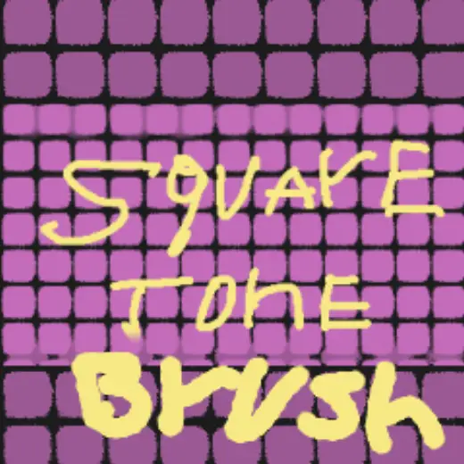 Square Halftone — Clip Studio Paint brush