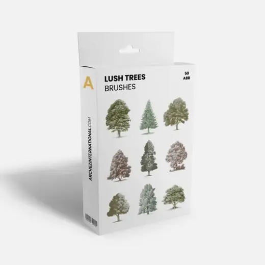 Lush Trees Brushes — Photoshop brush