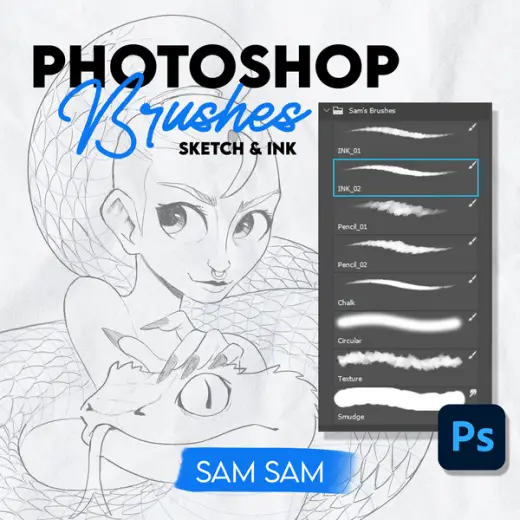 Sam's Brushes! (FREE) — Photoshop brush