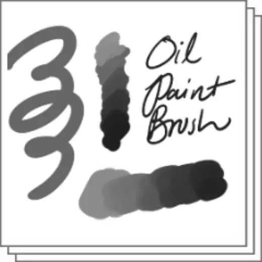 Modified Oil Paint Brush — Clip Studio Paint brush