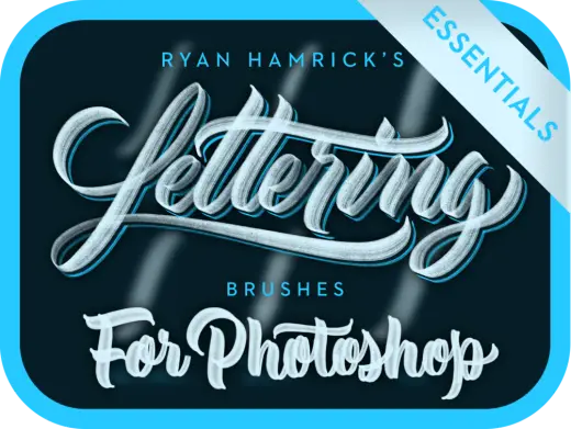 Lettering Brushes for Photoshop (Essentials) — Photoshop brush