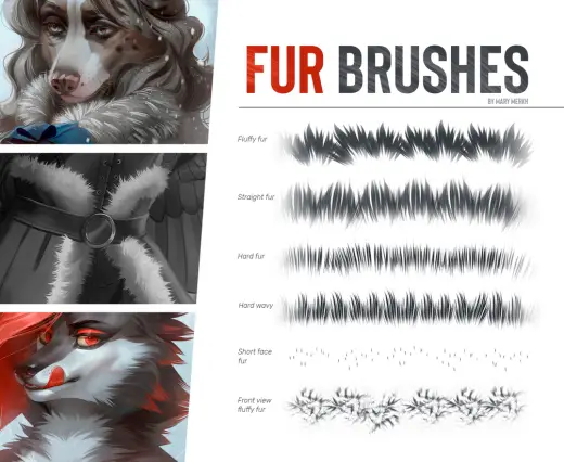 Fur brushes — Photoshop brush