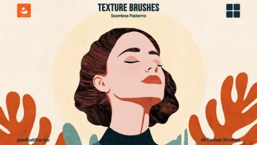 Multi-App Texture Brushes — Photoshop brush
