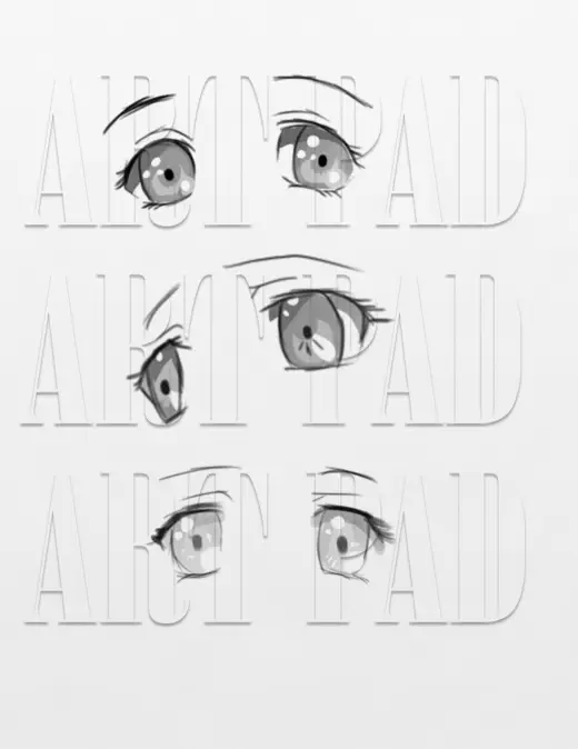 (Artpad) Photoshop Brush: Young Anime Eyes — Photoshop brush