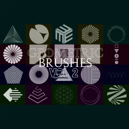 20 Free Geometric Photoshop Brushes — Procreate, Photoshop & Krita brush